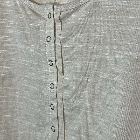 Victoria’s Secret Adore Me Havyn Bodysuit Oatmeal Cream Size Small Scoop Neck - Picture 7 of 13